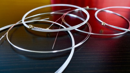 strings and guitar . 