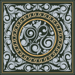 Vintage ornate decorative design