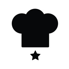 chef star logo icon vector