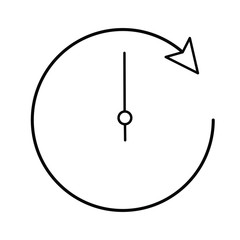 Counterclockwise rotation arrow icon.