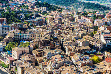 Fototapeta premium Overview of Cardona in Catalonia, Spain