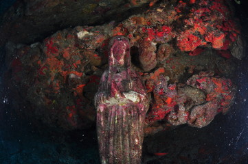 god in ocean