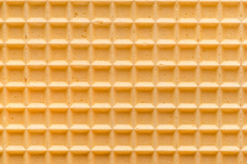 empty golden wafer background for your design, close up