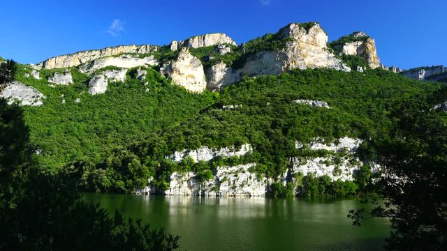 Sobron Reservoir - Embalse de Sobron, Foz de Sobron, Ebro river, Alava, Basque Country, Spain, Europe