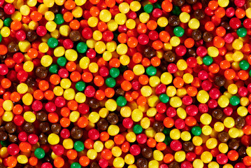 Background texture of bright colorful sweets.