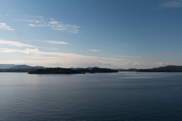 Fototapeta na wymiar sailing in Norway