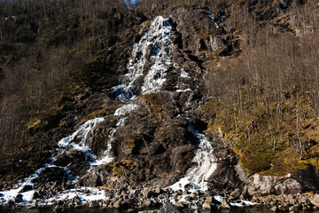 Fototapeta na wymiar Waterfall in Norway