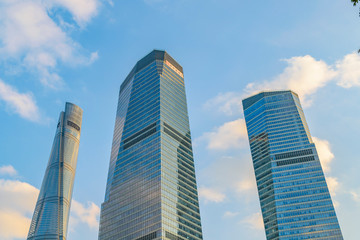 Fototapeta na wymiar Modern Tower Buildings, Shanghai, China