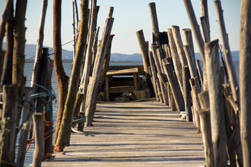 Stilts pier walkway