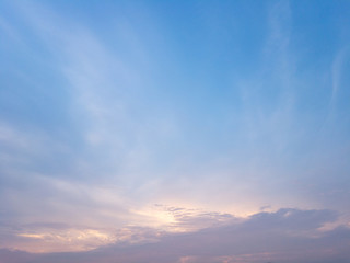 Evening sky, sunset
