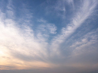 Evening sky, sunset