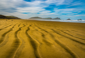 Patterns in the Sand, Surat Bay, New Zealand