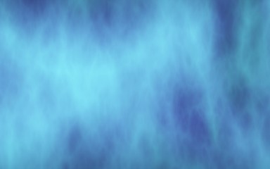 Background of abstract white color smoke isolated on blue color background. The wall of white fog. 3D illustration