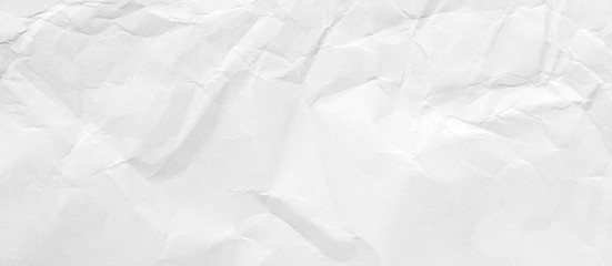 Texture of white paper with kinks. Background for various purposes.