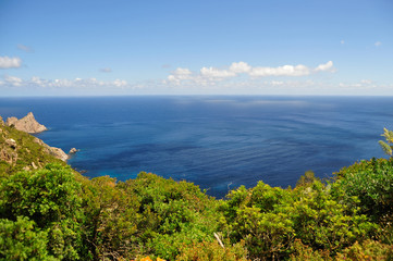 Marettimo is an island that offers beautiful scenery. From this vantage point it will be possible to see Favignana, Levanzo but also Trapani.
