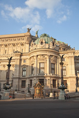 Fototapeta na wymiar Palais orParis,France-July 14,2014: Garnier & The National Academy of Music in Paris, France.