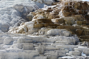 Fototapeta na wymiar cascade rocks / white rocks