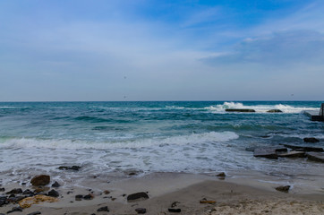 Odesa seascape in the summer season