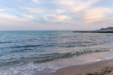 Odesa seascape in the summer season