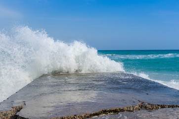 Odesa seascape in the summer season