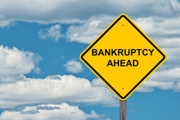 Bankruptcy Ahead Warning Sign