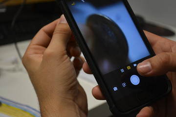 Foto macro da moeda Real 