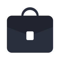 Business briefcase symbol isolated