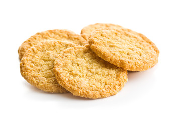Crispy oatmeal cookies.
