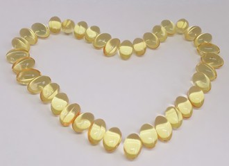 heart made of rubber balls