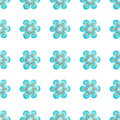 pattern with decorative flowers 4