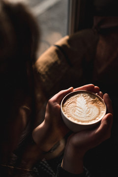 cup of hot latte
