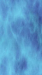 Background of abstract white color smoke isolated on blue color background. The wall of white fog. 3D illustration