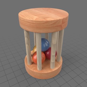 Modern rattling toy