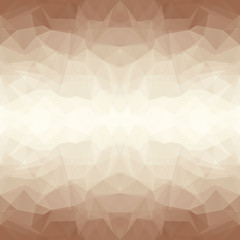Obraz premium Abstract Brown Polygonal Background