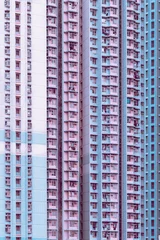 Acrylic prints Pale violet Candy Floss Buildings
