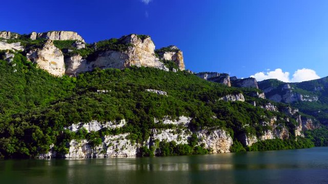 Sobron Reservoir - Embalse de Sobron, Foz de Sobron, Ebro river, Alava, Basque Country, Spain, Europe