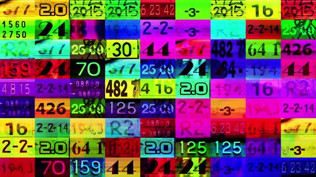 numbers code information urban technology