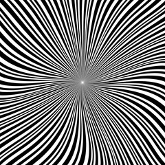 modern abstract background with linear round spiral figure. flat vector