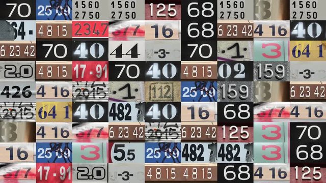 numbers code information urban technology