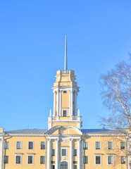The building in the style of Stalin in St.Petersburg.