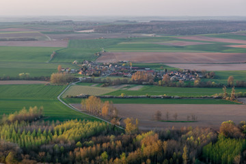 Fototapeta na wymiar Village de Barenton-sur-Serre