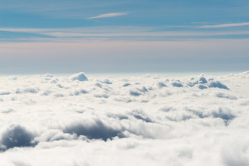 Naklejka premium Sea of clouds