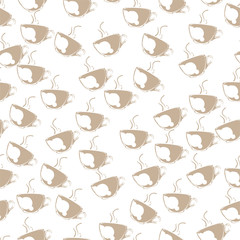 coffee pattern background graphic