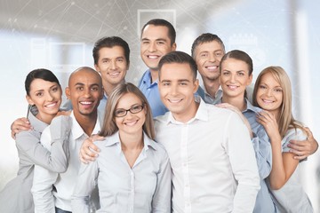 Portrait of Smiling Business People