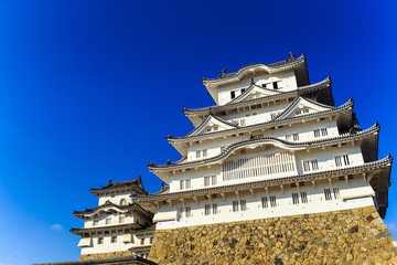 Obraz premium 青空の姫路城