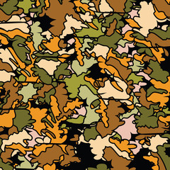 Fashionable camouflage pattern, 