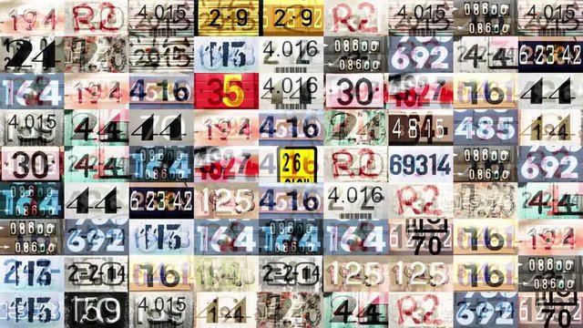 numbers code information urban technology