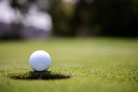 golf ball on tee