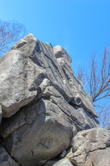 tall rock tower