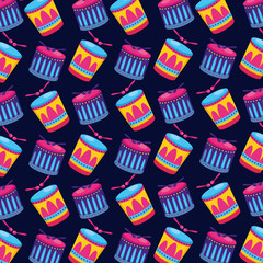 carnival drums sticks background